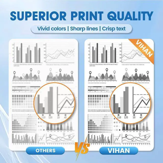 Alt view image 11 of 12 - TN760 High Yield Black Toner Cartridge Compatible Replacement for Brother TN-760 TN 760 MFC-L2710DW MFC-L2750DW DCP-L2550DW HL-L2350DW HL-L2370DW Toner Printer (2 Pack)