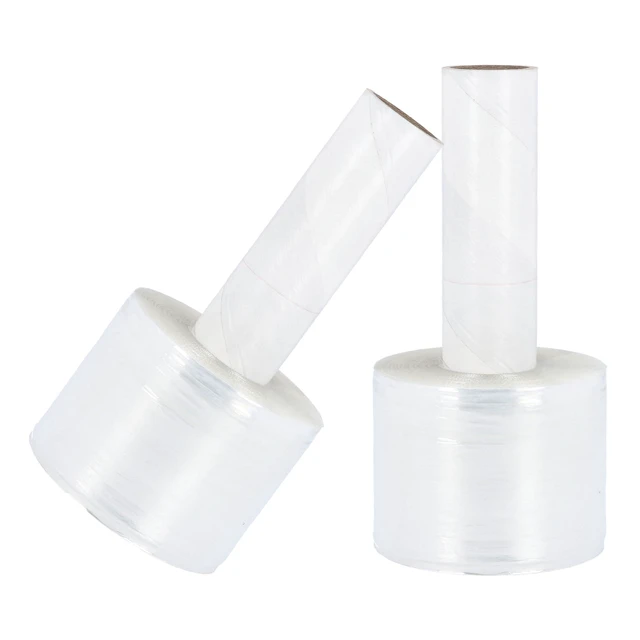 Alt view image 9 of 14 - PSBM Mini Stretch Wrap with Extended Core Handles, 18 Rolls 3 Inch x 1000 Feet 80 Gauge Heavy Duty Clear Plastic Wrap Industrial Strength Shrink Film for Moving, Packing & Shipping