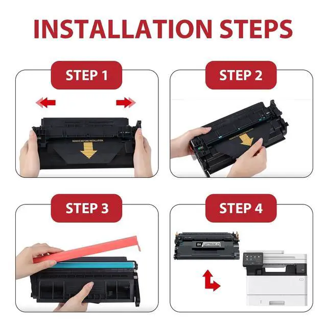 Alt view image 11 of 14 - 070 Toner Cartridge 2 Pack Compatible for Canon 070 070H Toner Cartridge crg-070 Work for imageCLASS MF465dw MF462dw LBP247dw LBP247dw LBP246 Laser Printers (2,900 Pages,Black)