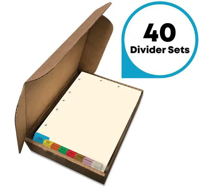 Alt view image 13 of 14 - Stock Medical Chart Dividers, 40 Sets of 8 Popular Healthcare Index Tabs, Bottom Tab, 8-1/2" x 11-3/8", Tabbies 54500, File Folder Organizer for Nursing Patient Charts & Medical Records