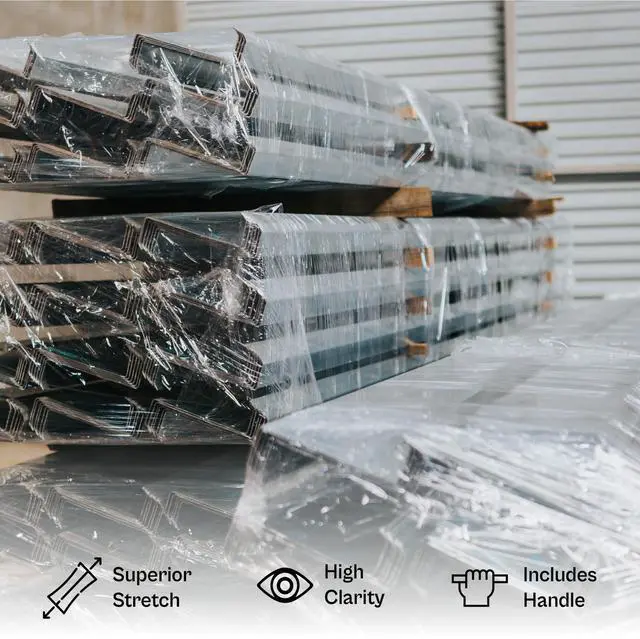 Alt view image 12 of 14 - PSBM Mini Stretch Wrap with Extended Core Spinner Handles, 18 Rolls 3 Inch x 1000 Feet 90 Gauge Heavy Duty Clear Plastic Wrap Industrial Strength Shrink Film for Moving, Packing & Shipping