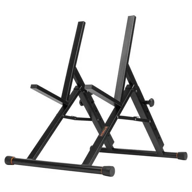 Alt view image 14 of 14 - SAT-03 High-Profile Tilt-Back Guitar Amp Stand, Black | Fully collapsible guitar combo speaker stand