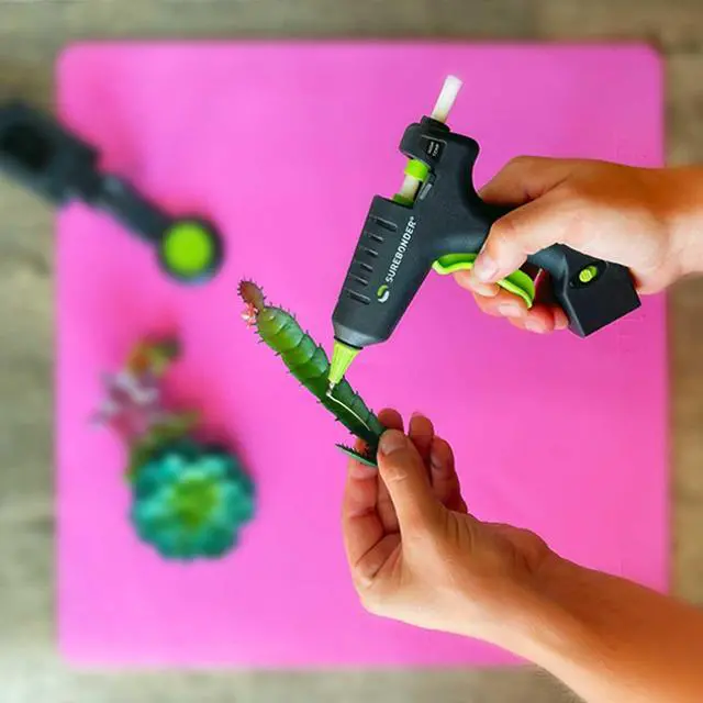 Alt view image 14 of 14 - Cordless/Corded High-Temperature Mini Hot Glue Gun with Fine Tip for Detailed Crafting and DIY Projects, 20 Watts (CL-195F)