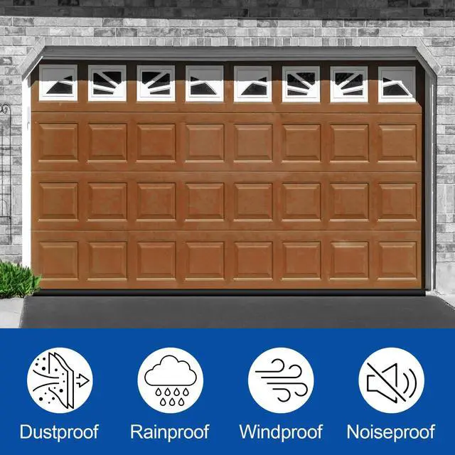 Alt view image 13 of 14 - 18FT Garage Door Seals Bottom Rubber 0.19" P Bulb Bottom Weather Seal, Weatherproof Replacement Weather Stripping Compatible with Overhead Door (18 FT, Black)