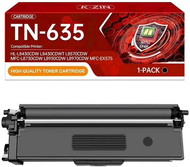 Alt view image 8 of 14 - MFC-L8970CDW TN635 Black Toner Cartridge with Chip | Compatible with MFC-L8930CDW HL-L8430CDW HL-L8430CDWVT HL-8570CDW MFC-L8730CDW MFC-L8970CDW MFC-EX575 Printer