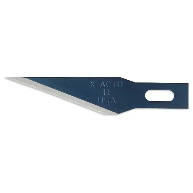 Alt view image 7 of 8 - Knife Blades, # 11 Blades, Classic Fine Point, Pack Of 100 - Sharp, Durable, For Cutting and Trimming