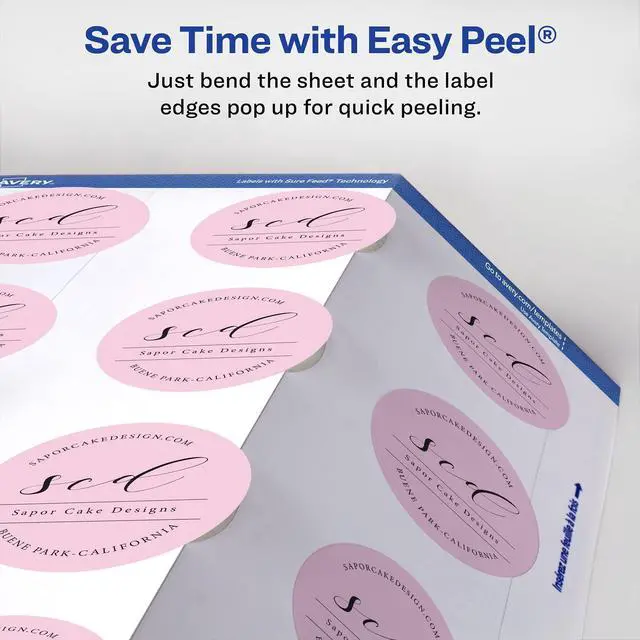 Alt view image 14 of 14 - ® Matte White Round Labels, Sure Feed® Technology, 1.75" Diameter, 2,000 Matte White Printable Labels