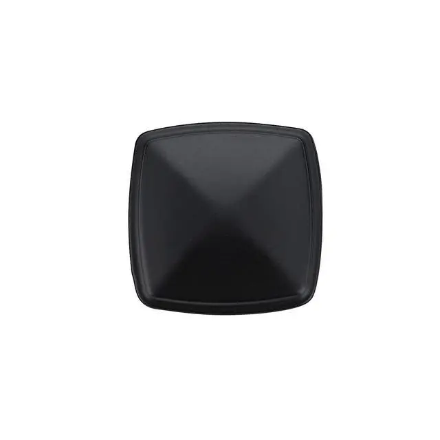 Alt view image 14 of 14 - Single Hole Square Kitchen Cabinet Knobs,Matte Black,25 Pack | 1-1/4" Diameter, Zinc Alloy Pull Feel, Screws Included, Big Base, Cabinet Hardware for Dresser Drawer Cabinet Pulls