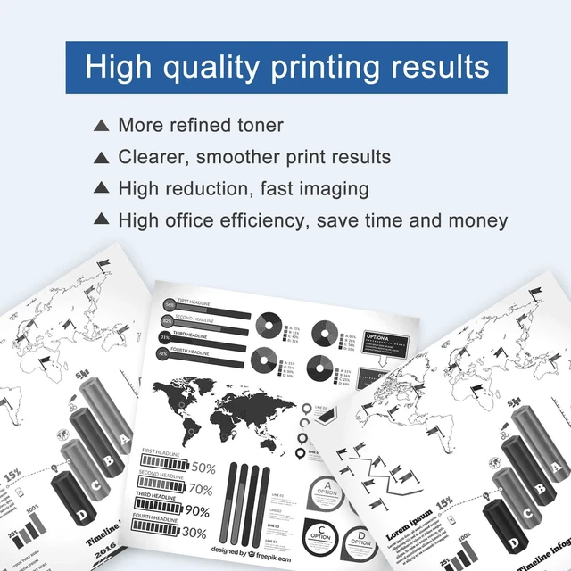 Alt view image 11 of 12 - TN830XL High Yield Black Toner 2-Pack Compatible for Brother TN-830XL | TN 830XL 830 Toner, DCP-L2640DW HL-L2460DW TN830 XL/V/R 830 XL Cartridge MFC-L2820DW HL-L2405W HL-L2400D HL-L2480DW