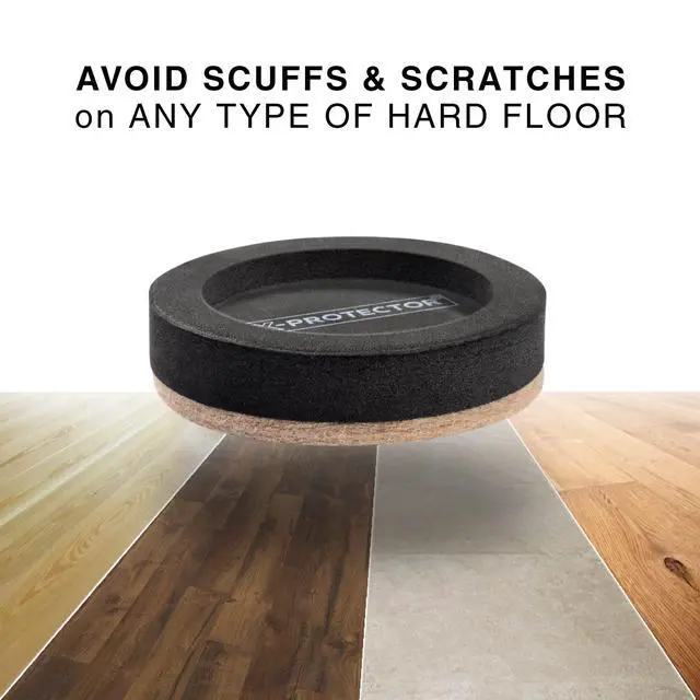 Alt view image 10 of 12 - Felt Furniture Sliders for Hardwood Floors 16 PCS 3 ½ | Unique Design Furniture Slider - Heavy-Duty Furniture Movers for Hard Surfaces - Felt Sliders - Move Your Furniture Easily!