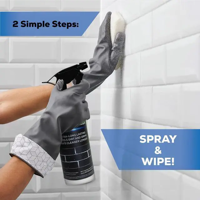 Alt view image 9 of 12 - 16 Oz. Grout Sealer, Clear Grout and Tile Sealer, Natural Finish, Professional Grade, Indoor & Outdoor, Fast Dry and Long Lasting Protection