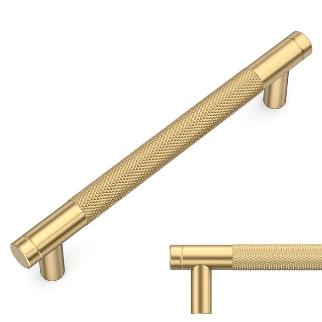 Alt view image 8 of 14 - 10 Pack Champagne Bronze Cabinet Pulls 5" | Center to Center Kitchen Cabinet Handles for Drawer Dresser, Cupboard and Wardrobe ZH0031