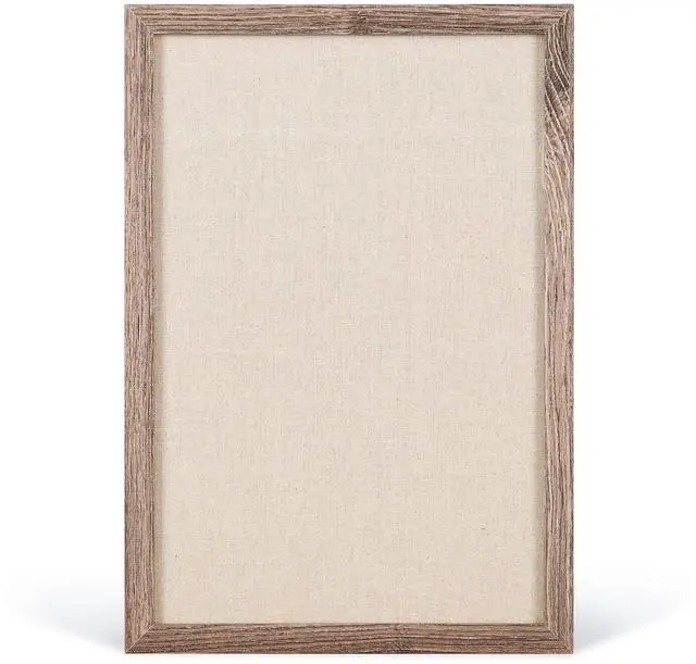 Alt view image 12 of 14 - Organization Center Kit, Rustic Wood Frame, Includes Magnetic Dry Erase Calendar, Magnetic Whiteboard, Linen Bulletin Board, Along with 6 Pins, 4 Markers, and 4 Magnets (4835U00-01)