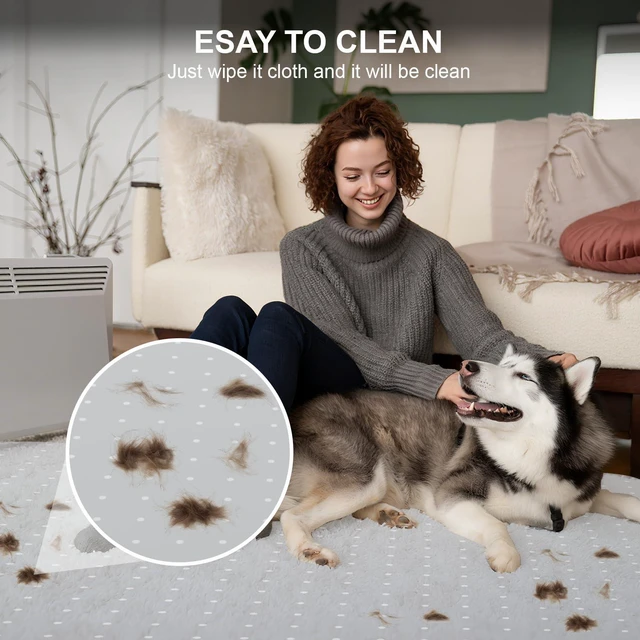 Alt view image 12 of 14 - Heavy Duty Chair Mat for Carpet,46"x60" Office Floor Mat for Carpeted Floors,Under Desk Mat for Low Pile Carpet,Mat for Office Chair on Carpet