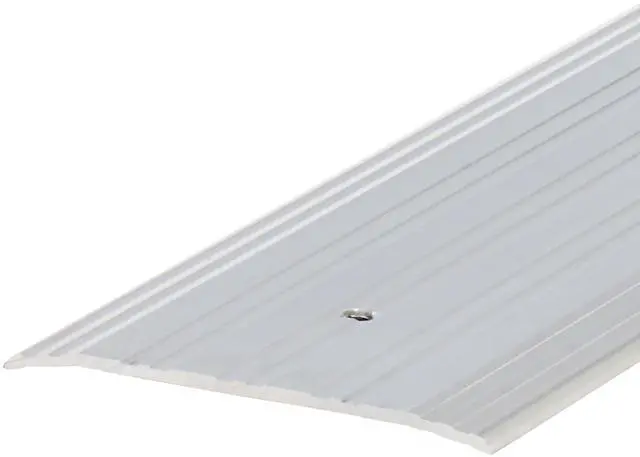 Alt view image 14 of 14 - MD Building Aluminum Flat-Profile Threshold, Silver, 4in x 1/4in x 36in