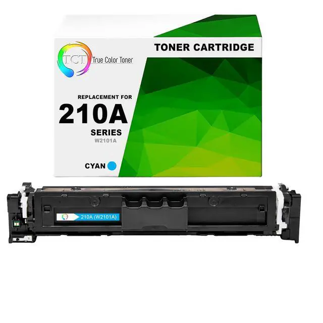 Alt view image 7 of 12 - 210A Cyan Toner Cartridge - Compatible Replacement for HP 210A W2101A Works with HP Color LaserJet Pro 4201dn 4201dw MFP 4301dw Printers (1,800 Pages)
