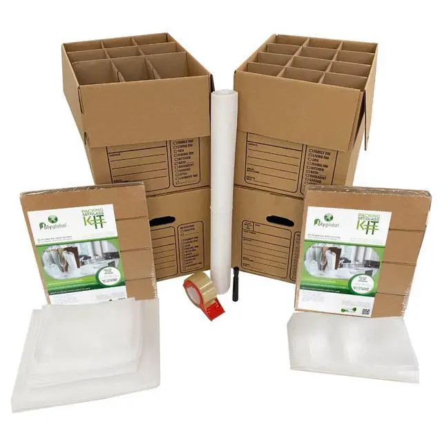 Alt view image 7 of 12 - UBOXES Kitchen Moving Box Kit # 1 Moving Boxes & Moving Supplies
