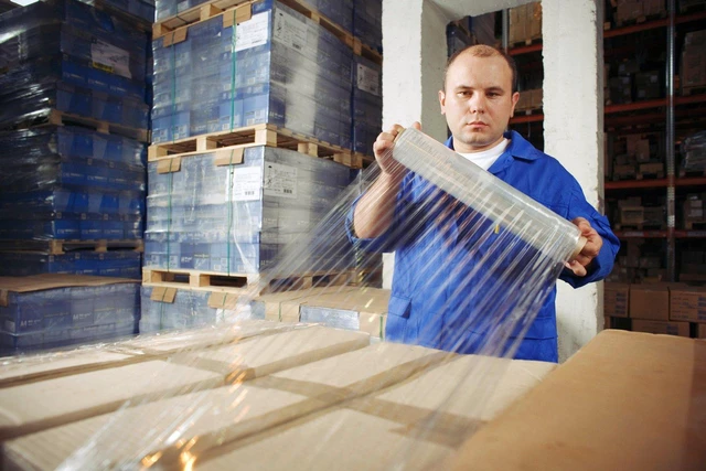 Alt view image 13 of 14 - Pre Stretch wrap Film 15" x 1500' Pre stretched Plastic film with Folded Edge, Clear Hand Pre-Stretched Wrap Film 8.6 micron Shrink Wrap Film Plastic Pallet Wrap 4 Rolls Pack