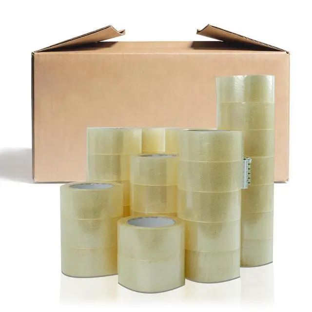 Alt view image 8 of 14 - Heavy Duty Clear Packing Tape 110 Yards Per Roll (36 Rolls) - 2 Inch Width 1.8 Mil Thick, Strong Pressure-Sensitive Adhesive Packing Tape for Office Storage Moving Mailing Packaging and Shipping