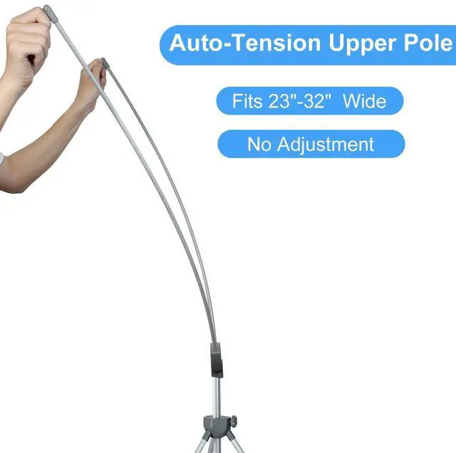 Alt view image 13 of 14 - Adjustable X Banner Stand Fits Any Banner Size Width 23" to 32" and Height 63" to 78",Portable Retractable Banner Holder with Carrying Bag - Customize Banner for Trade Show, Exhibition, 2 Pack