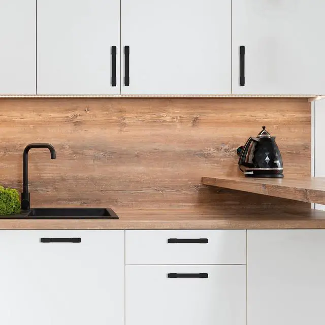 Alt view image 13 of 14 - 10 Pack 5 Inch(128mm) Matte Black Cabinet Handles Black Kitchen Cabinet Pulls Cabinet Door Handles Kitchen Cabinet Hardware Cupboard Drawer Pulls Dresser Handles