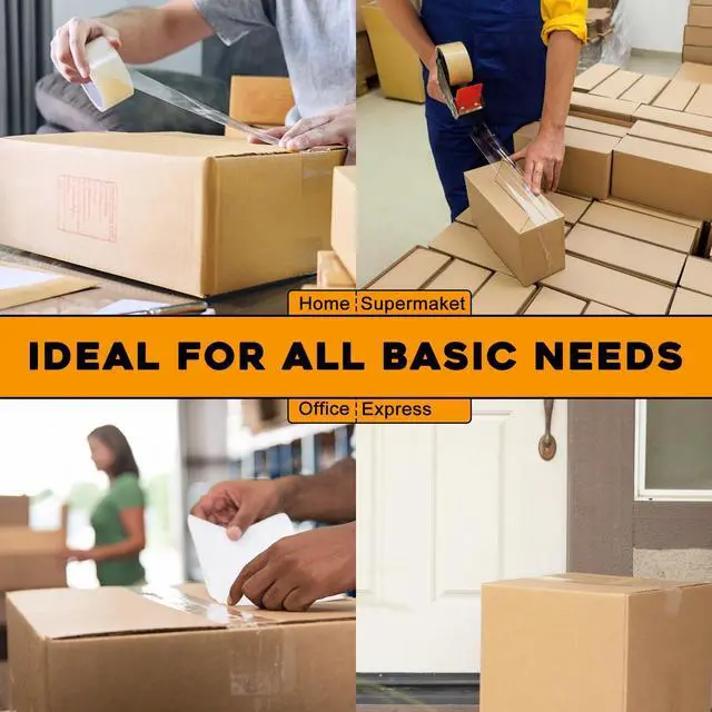 Alt view image 11 of 14 - Heavy Duty Clear Packing Tape 110 Yards Per Roll (36 Rolls) - 2 Inch Width 1.8 Mil Thick, Strong Pressure-Sensitive Adhesive Packing Tape for Office Storage Moving Mailing Packaging and Shipping