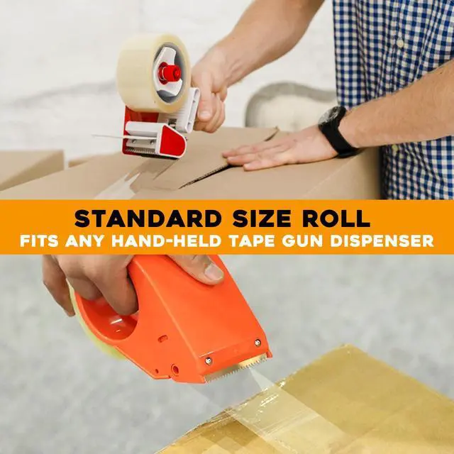 Alt view image 14 of 14 - Heavy Duty Clear Packing Tape 110 Yards Per Roll (36 Rolls) - 2 Inch Width 1.8 Mil Thick, Strong Pressure-Sensitive Adhesive Packing Tape for Office Storage Moving Mailing Packaging and Shipping