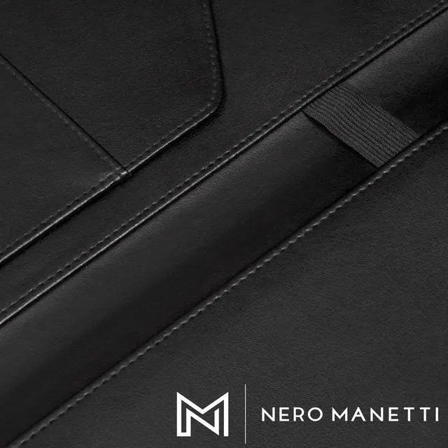 Alt view image 13 of 14 - Leather Portfolio Folder - Business PU Leather Portfolio Notepad Holder for Resumes, Legal Pad Portfolio Executive Binder, Professional Padfolio Notebook for Women/Men