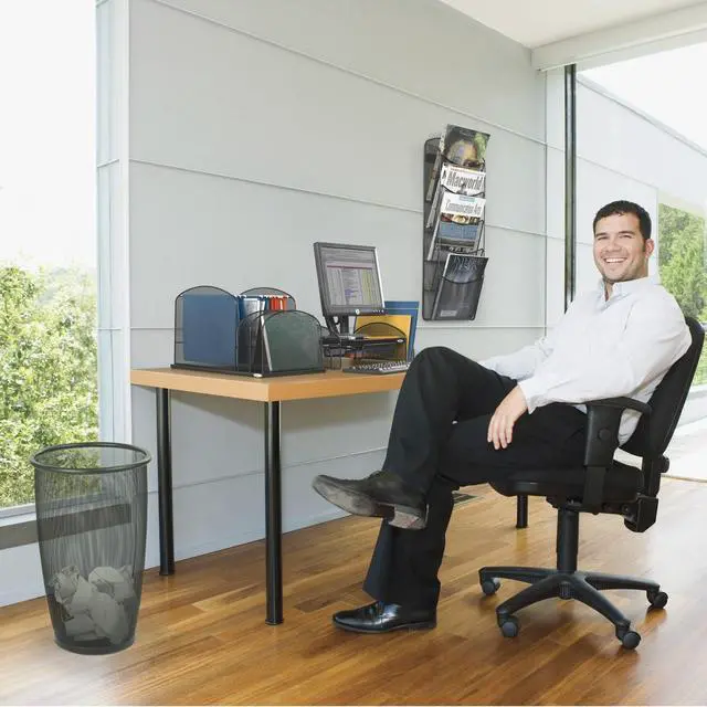 Alt view image 5 of 6 - 3259BL Onyx Mesh Hanging File with 2 Vertical Sections, Black