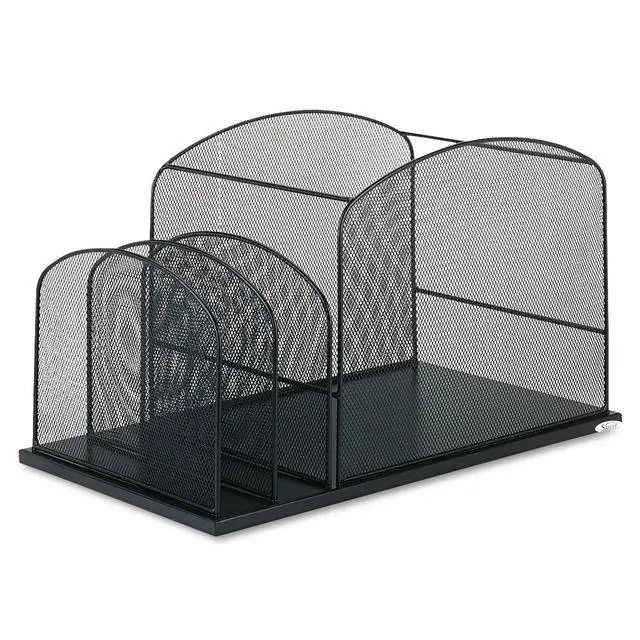 Alt view image 6 of 6 - 3259BL Onyx Mesh Hanging File with 2 Vertical Sections, Black