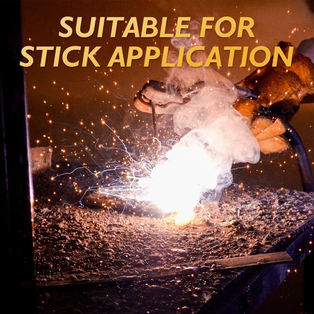 Alt view image 10 of 10 - E6013 Welding Rod Carbon Steel Stick Electrodes, 1/8" 10LB | AC/DC operation, all-position use, medium-to-shallow penetration