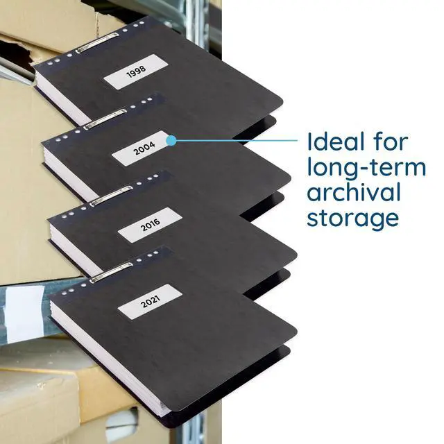 Alt view image 13 of 14 - 25 Pressboard Report Covers, Top Fastener, Black | Heavy-duty 25pt pressboard, metal prong fastener, letter size, for reports, presentations, and proposals
