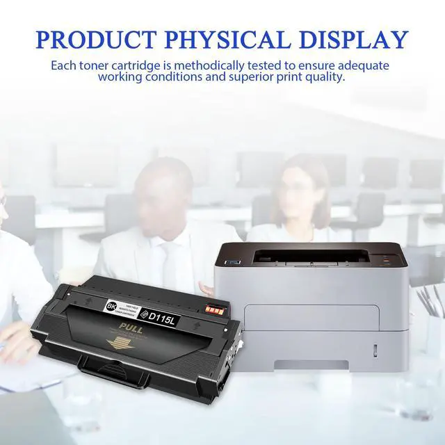 Alt view image 14 of 14 - MLT-D115L Black High Yield Toner Cartridge Replacement for Samsung d115L | 115L Toner for Xpress SL-M2880FW SL-M2830DW SL-M2820DW SL-M2870 SL-M2880XAC Printer Toner (2-Pack)