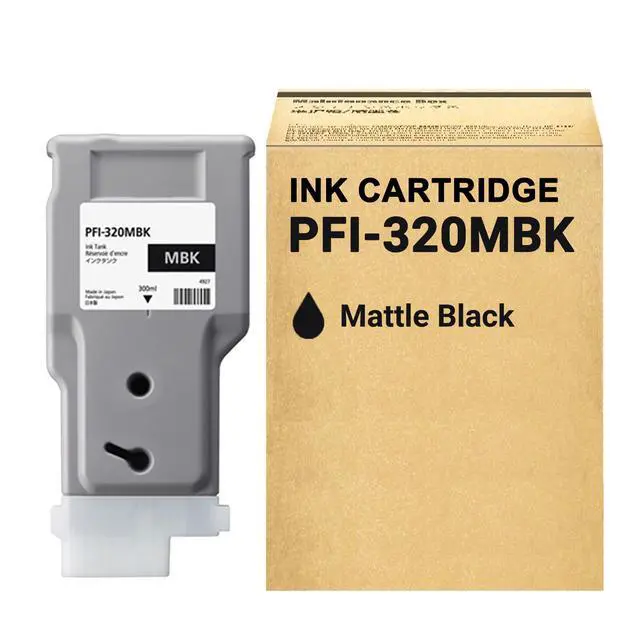 Alt view image 7 of 12 - Compatible PFI-320 PFI-320MBK Matte High Yield 300-ml Ink Cartridge (2889C001AA) Replacement for Canon PFI-320MBK ImagePROGRAF GP-200 GP-300 TM-200 TM-205 TM-300 TM-305 TM-250 TM-255 (1-Pack)