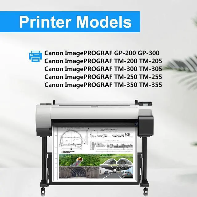 Alt view image 9 of 12 - Compatible PFI-320 PFI-320MBK Matte High Yield 300-ml Ink Cartridge (2889C001AA) Replacement for Canon PFI-320MBK ImagePROGRAF GP-200 GP-300 TM-200 TM-205 TM-300 TM-305 TM-250 TM-255 (1-Pack)