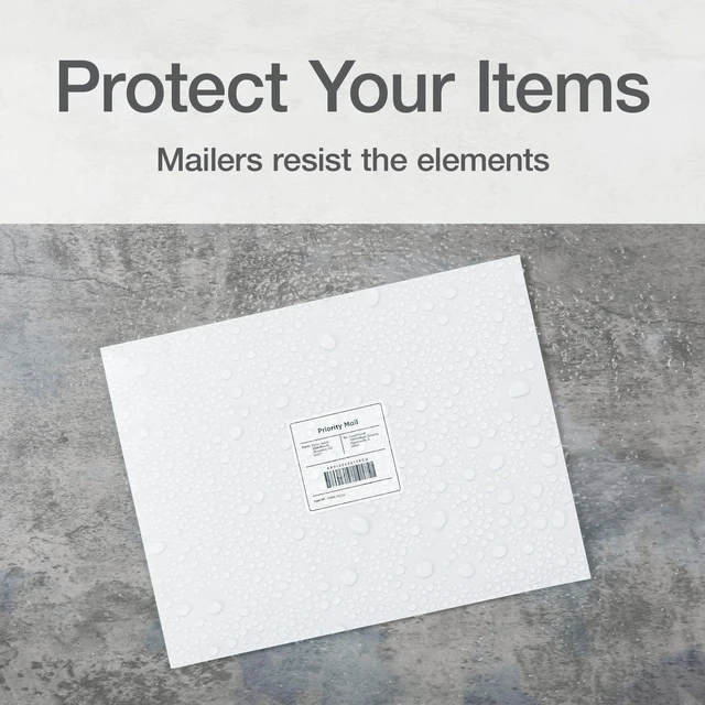 Alt view image 12 of 14 - Self-Seal Mailers, Self-Sealing Envelopes, Made with DuPont Tyvek Material, 14 lb., Puncture, Tear and Moisture Resistant, White, 10" x 13", 100 per Box (1016970)