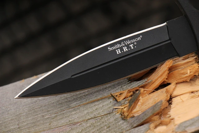 Alt view image 9 of 12 - 9" H.R.T Double Edged Boot Knife with High Carbon Stainless Steel Blade