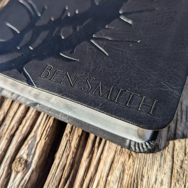 Alt view image 8 of 10 - Personalized KJV Large Print Personal Size Reference Bible | Custom Engraved Name with Crown of Thorns | Easy-to-read Study Bible | Christian Gift for Men, Women, and Kids (Personalized Name)