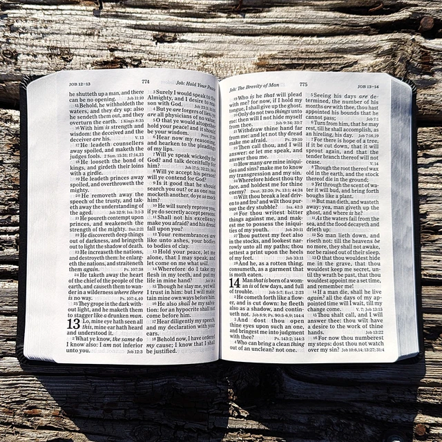 Alt view image 9 of 10 - Personalized KJV Large Print Personal Size Reference Bible | Custom Engraved Name with Crown of Thorns | Easy-to-read Study Bible | Christian Gift for Men, Women, and Kids (Personalized Name)