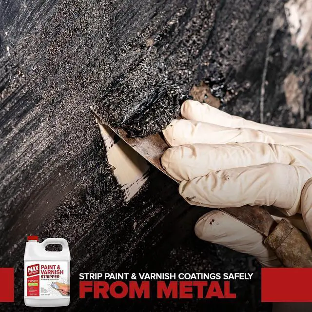 Alt view image 14 of 14 - Paint & Varnish Stripper Gel, Safe Wood & Metal Stripper, 1 Qt | Water-based paint & varnish stripper gel. Removes paint, varnish, stain, lacquer & polyurethane from wood, metal & brick
