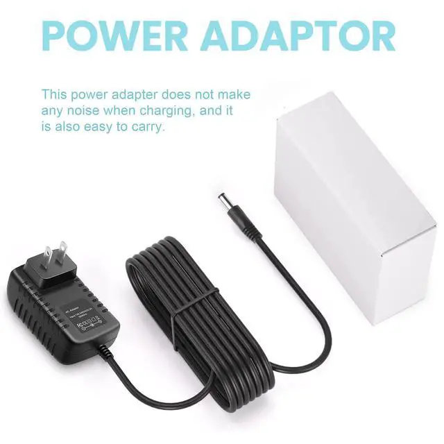 Alt view image 10 of 10 - 12V 2A AC Power Adaptor for Vision Fitness Elite X6200 HRT Folding Elliptical Power Supply Cord Cable PS Battery Wall Home Charger