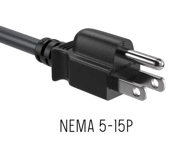 Alt view image 6 of 8 - Power Cord Splitter Cable, 2 NEMA 5-15R to 1 NEMA 5-15P - Splitter Cord, Y Power Cable, Power Cord Extension and Splitter (72 inches)