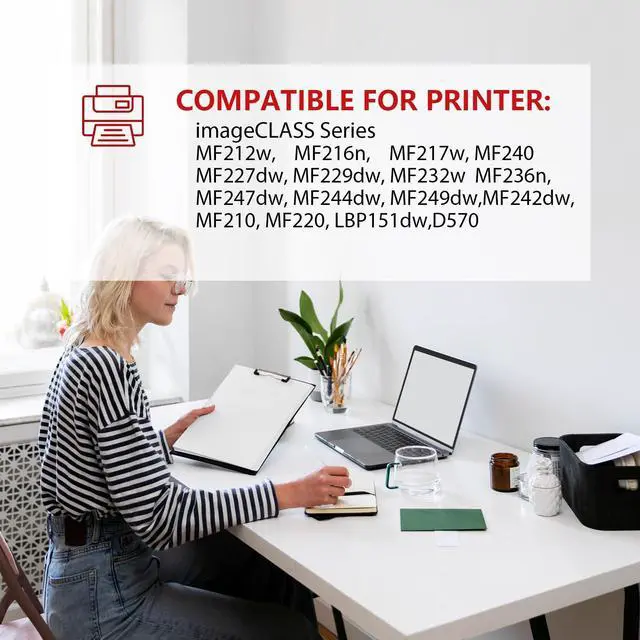 Alt view image 10 of 14 - High Yield 137 Black Toner Cartridges (2-Pack) - Compatible CRG-137 137 Toner Cartridge Replacement for Canon 137 Toner use with ImageCLASS D570, MF216n, MF217w,MF232w, MF236n, LBP151dw Printer