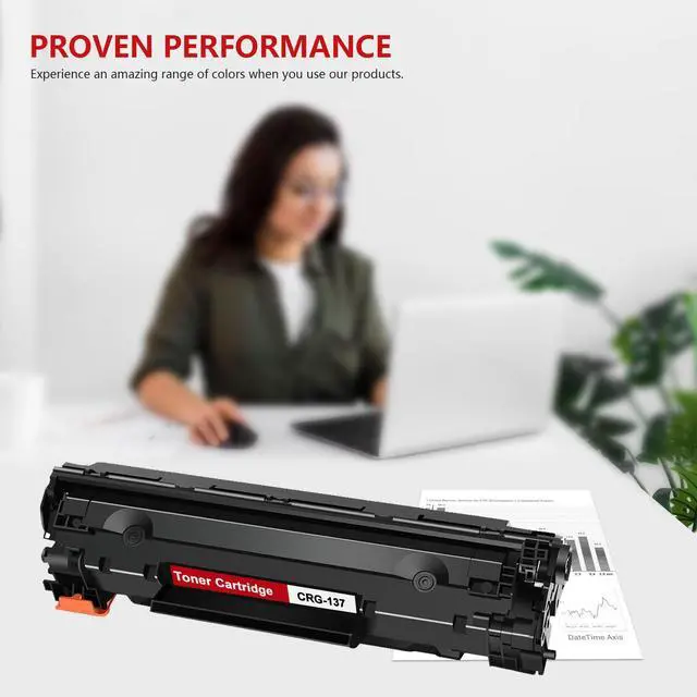 Alt view image 14 of 14 - High Yield 137 Black Toner Cartridges (2-Pack) - Compatible CRG-137 137 Toner Cartridge Replacement for Canon 137 Toner use with ImageCLASS D570, MF216n, MF217w,MF232w, MF236n, LBP151dw Printer