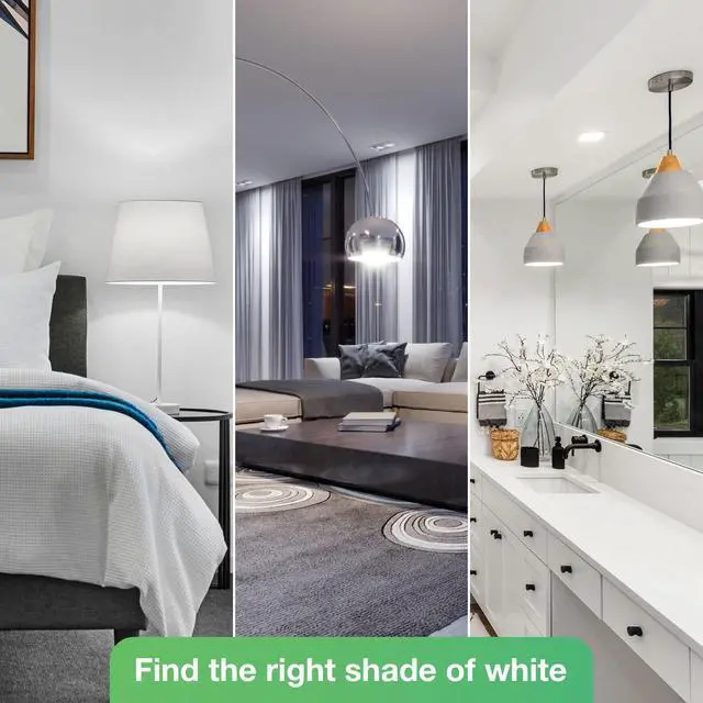 Alt view image 12 of 14 - LED Light Bulbs, 100 Watt Equivalent LED Bulbs A19, 5000K Daylight Light Bulb, 1500 Lumens, E26 Standard Base, Non-Dimmable, 13W Bright White LED Bulbs for Bedroom Home Office, 12 Pack