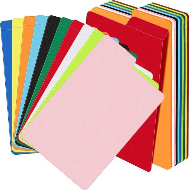 Alt view image 7 of 12 - 150 Pcs Comic Book Dividers Multicolor Frosted Card Separator with Tabs Large Plastic Comic Book Dividers for Books Storage Boxes, 10 Assorted Colors, 7.25 x 11.25 Inch