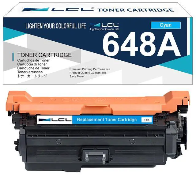 Alt view image 7 of 12 - 648A Cyan Toner Cartridge Replacement for HP 648A CE261A Toner for LaserJet CP4000 CP4500 CP4025 CP4025dn CP4025n CP4525 CP4525dn CP4525n CP4525xh CM4540 CM4540f CM4540fskm MFP Printer (1-Pack)