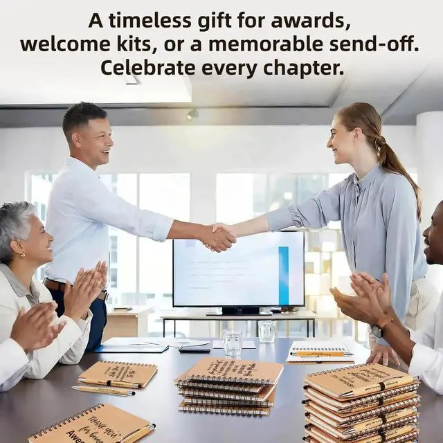 Alt view image 13 of 14 - 100Pcs/50-Set Employee Appreciation Gifts Bulk, 50 Inspirational Notebooks & 50 Motivational Pens, Appreciation Gift for Coworkers, Nurse, Volunteer, Housekeeping, DSP, Team, Gifts for Office