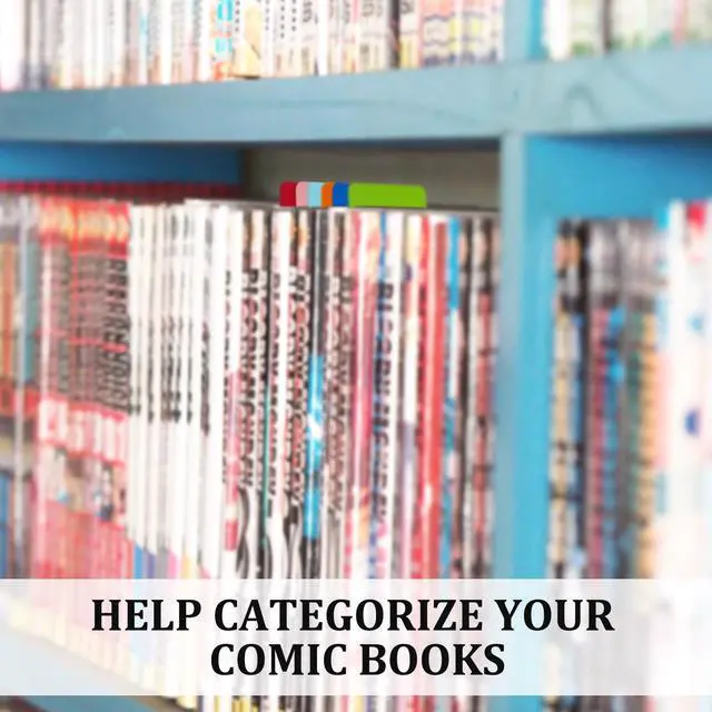 Alt view image 12 of 12 - 150 Pcs Comic Book Dividers Multicolor Frosted Card Separator with Tabs Large Plastic Comic Book Dividers for Books Storage Boxes, 10 Assorted Colors, 7.25 x 11.25 Inch
