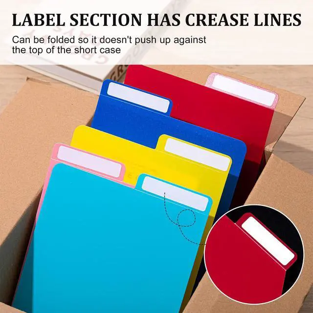 Alt view image 11 of 12 - 150 Pcs Comic Book Dividers Multicolor Frosted Card Separator with Tabs Large Plastic Comic Book Dividers for Books Storage Boxes, 10 Assorted Colors, 7.25 x 11.25 Inch
